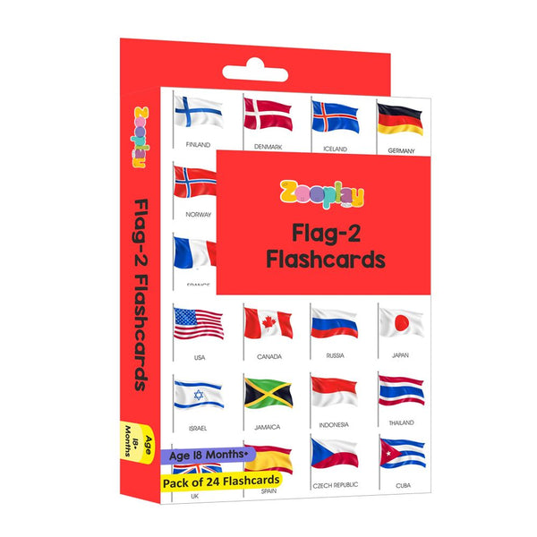 Flags part 2 Flashcards - Pack of 24