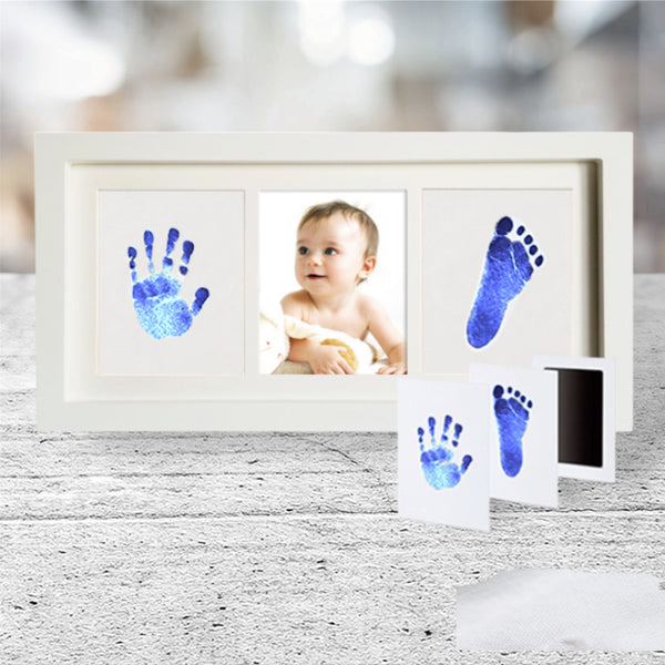 Baby Clay Hand & Foot Print Keepsake Frame-Happy Birthday