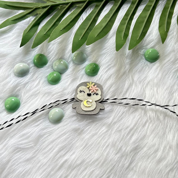Handmade Felt Rakhi With Initials - Chill Bird