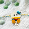 Handmade Felt Rakhi With Initials - Donald Duck