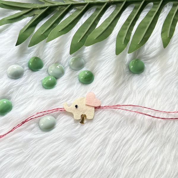 Handmade Felt Rakhi With Initials - Ellie