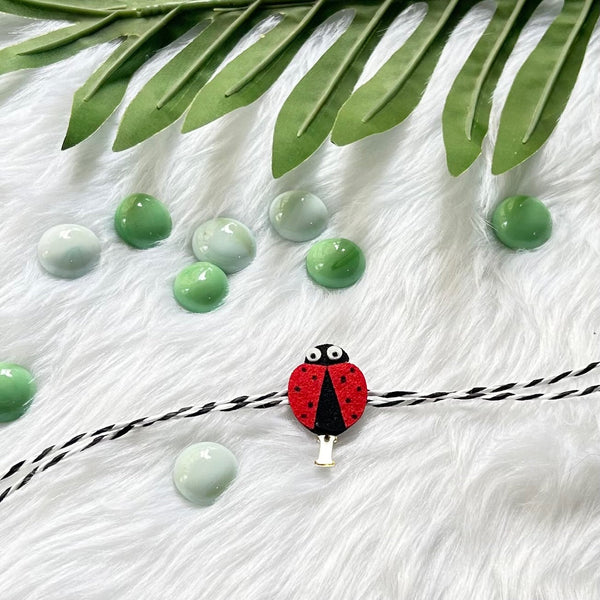 Handmade Felt Rakhi With Initials - FlutterBy