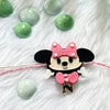 Handmade Felt Rakhi With Initials - Minne