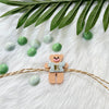 Handmade Felt Rakhi With Initials - Teddy