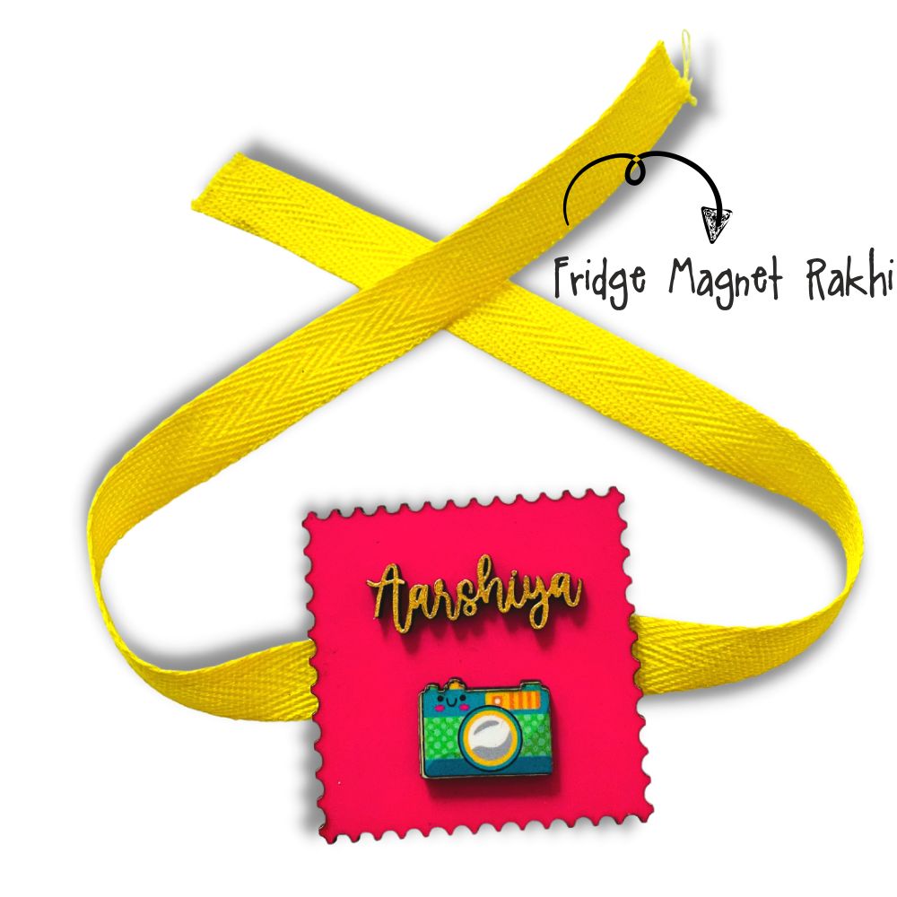 Fridge Magnet Rakhi-Camera