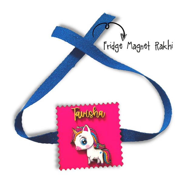Fridge Magnet Rakhi-Unicorn