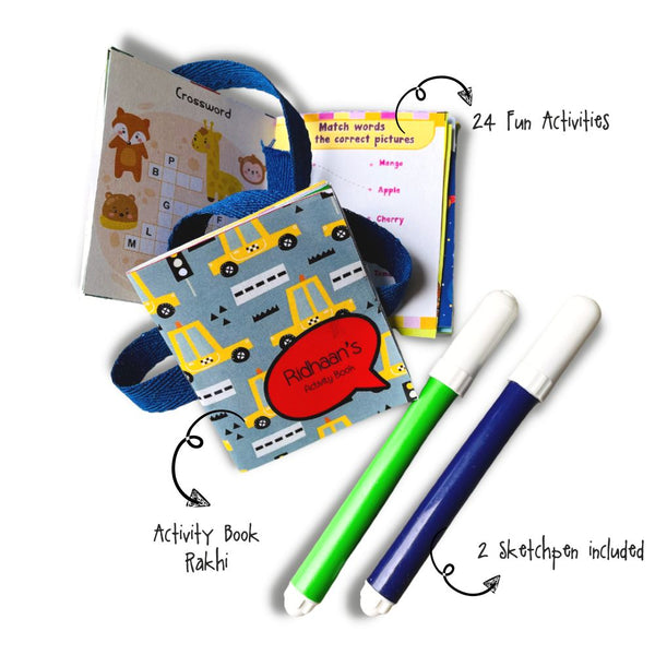 Activity Book Rakhi-Car