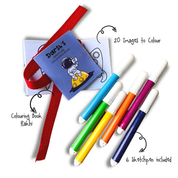 Coloring Book Rakhi-Astronaut