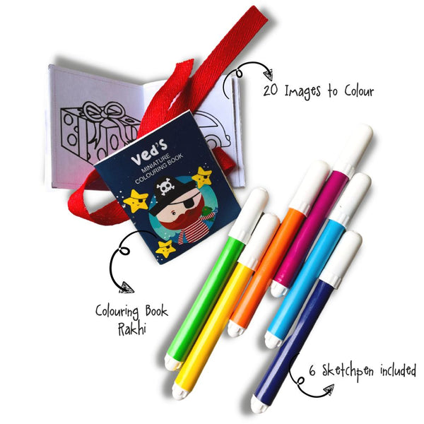 Coloring Book Rakhi-Pirate