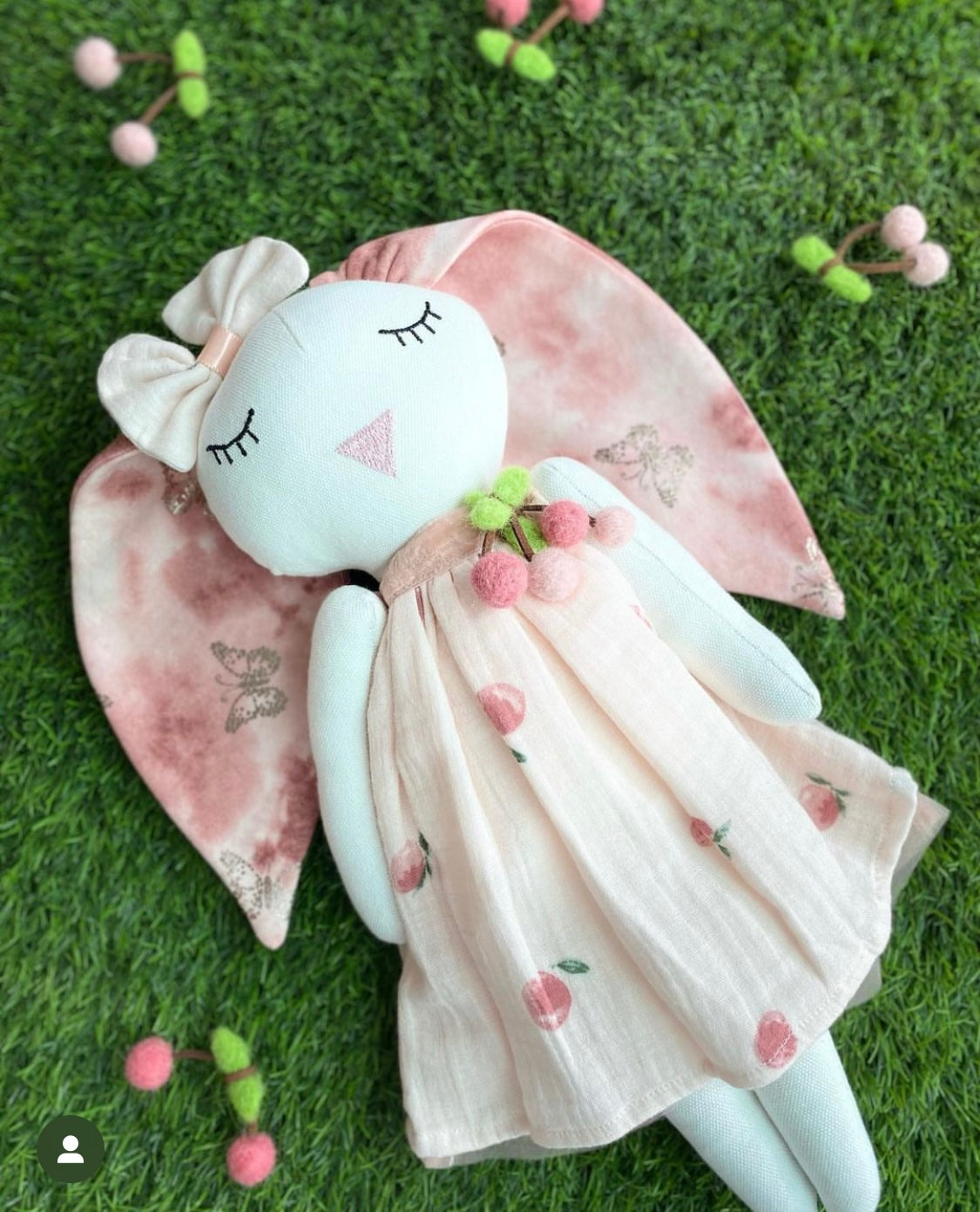 Customized Keepsake Bunny Soft Toy-Girl