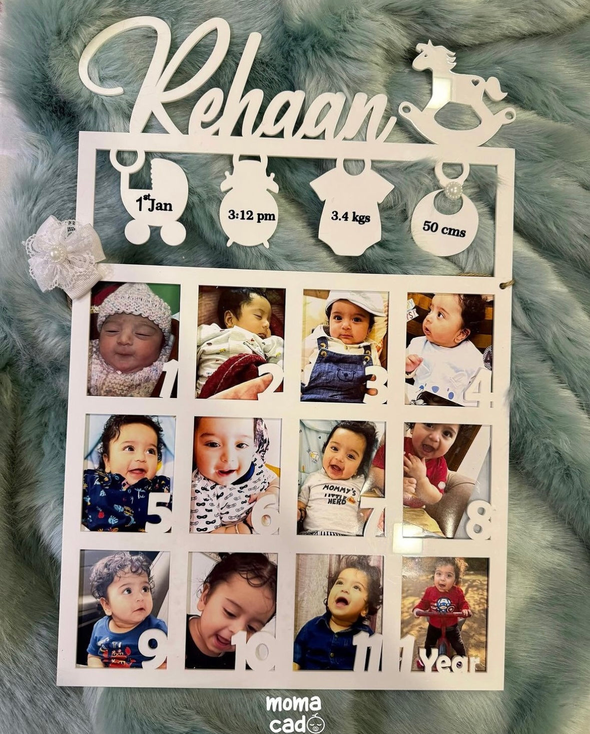 1st Birthday Custom Photo Frame