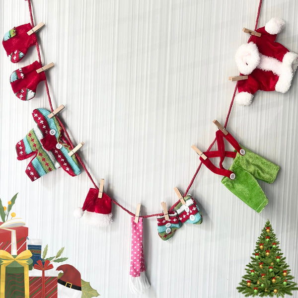 Holiday Attire Clothes Bunting