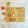 Personalised Wooden Name Puzzle - Fruits