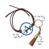 Key Chain Rakhi - Initial Alphapet