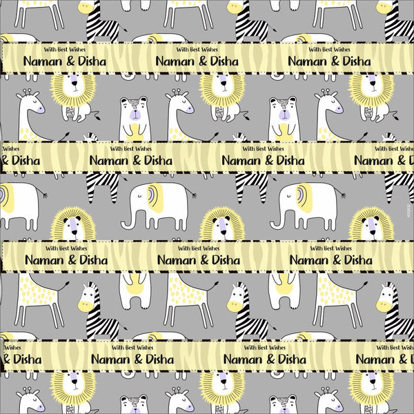 Customized Ellie & Friends Wrapping Gift Paper