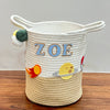 Jute Cotton Storage Basket - Astronaut’s Array