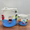 Jute Cotton Storage Basket - Superhero Squad