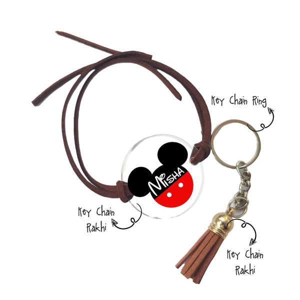 Key Chain Rakhi - Micky Mouse