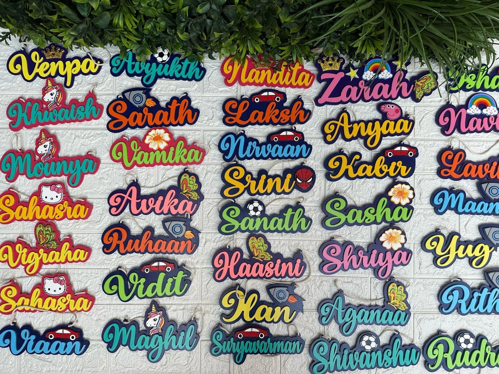 Customized Name Magnets For Kids