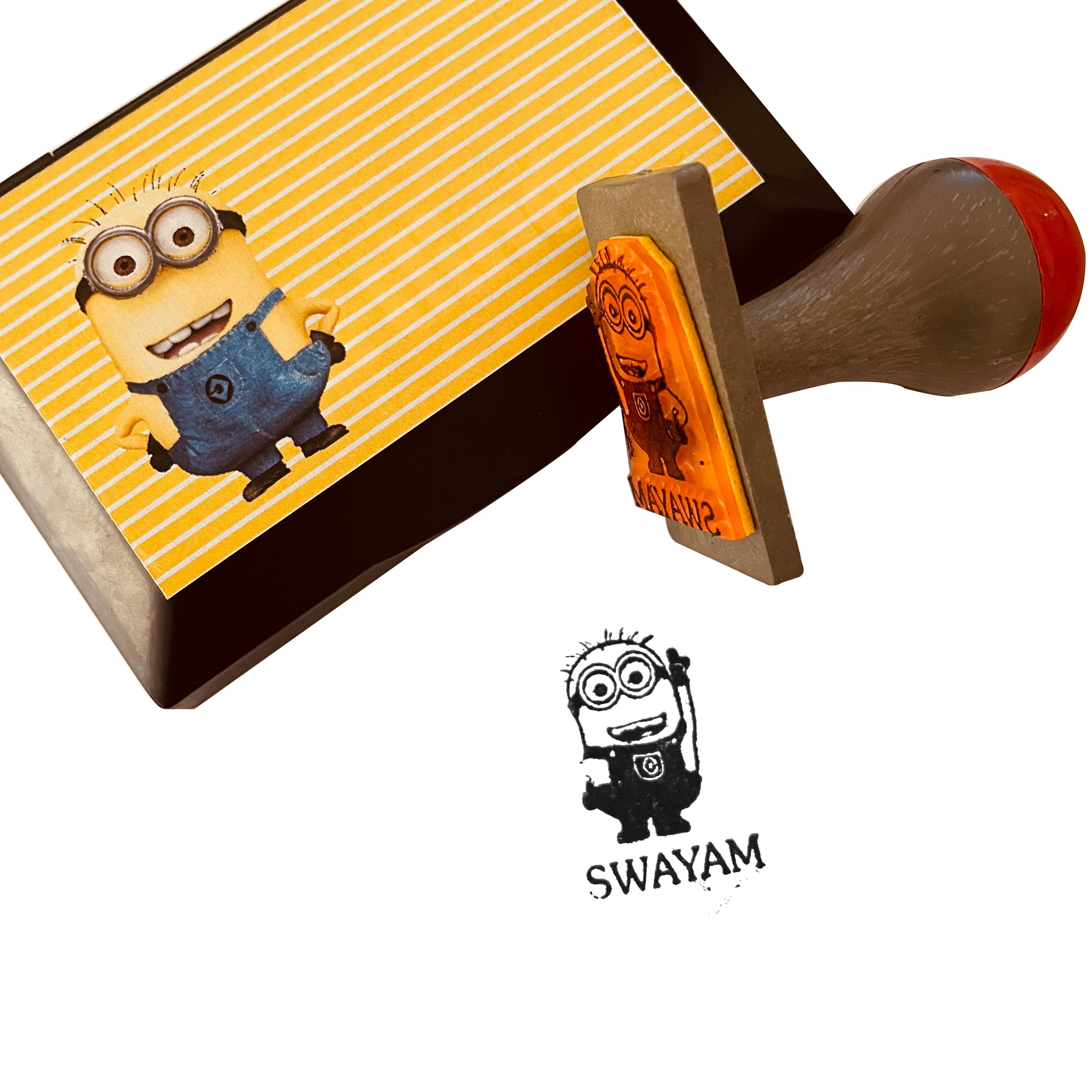 Minion Customized Rubber Ink Stamp Pad