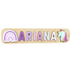 Personalised Wooden Name Puzzle- Mixed Picturesque (2 Elements)