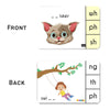 Phonics blends and diagraphs activity Flashcards- Pack of 32