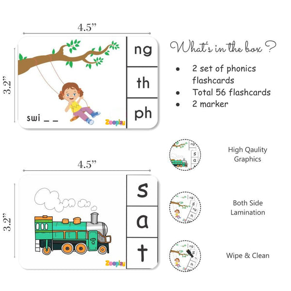 Phonics Combo Flashcards