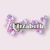 3 Layer Name Plaque- Fairyland Floral