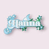 3 Layer Name Plaque- Moon Magic