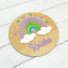 Rainbow Radiance Name Plaque (Purple)