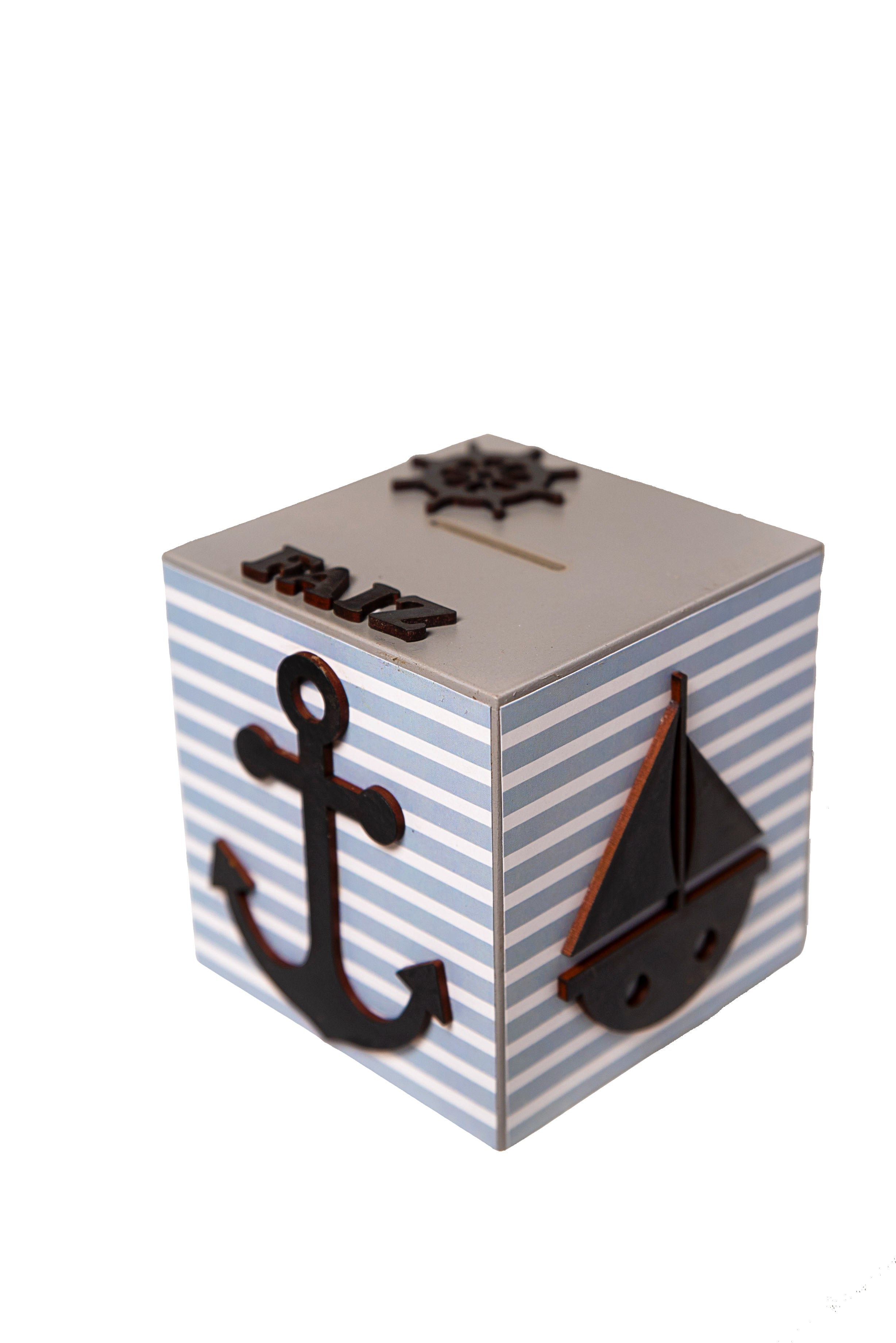 Customized Sailing Yatch Piggy Bank For Kids