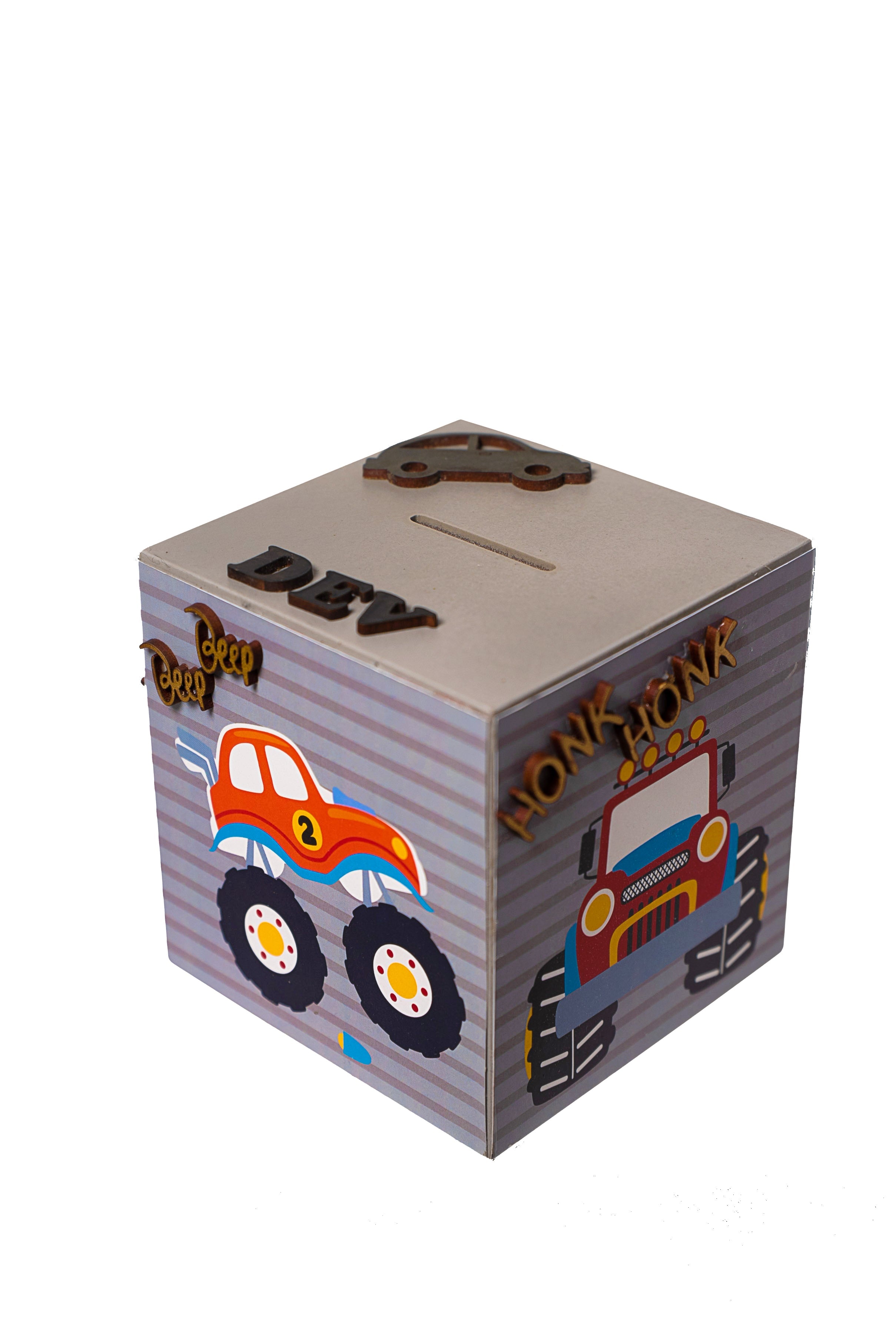 Customized Beep Beep Piggy Bank Return Gift For Kids