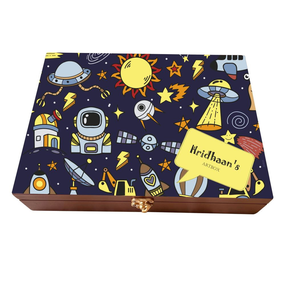 Space Customized Wooden Gift Art box