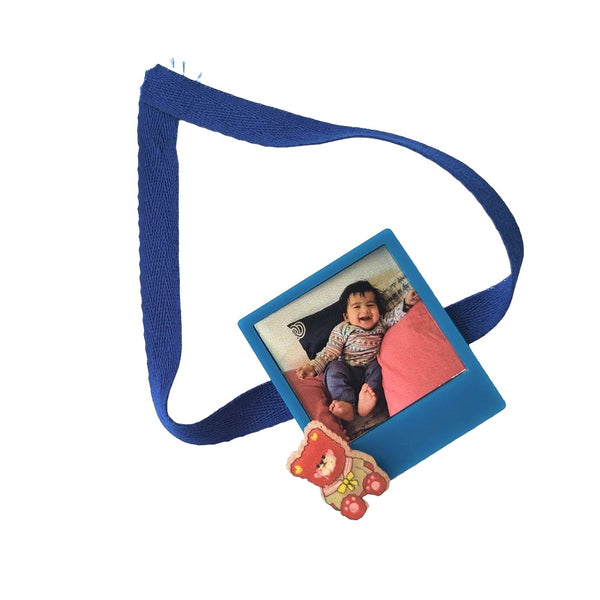 Photoframe Fridge Magnet Rakhi - Teddy Bear