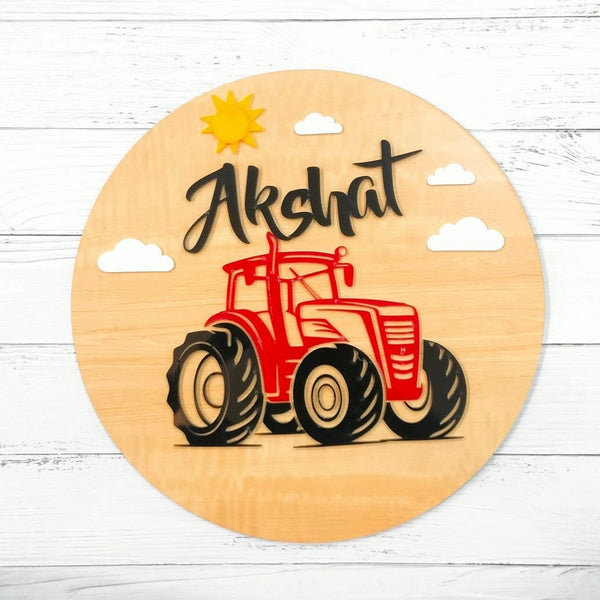 Tractor Triumph Name Plaque