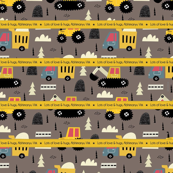 Customized Vehicle Wrapping Gift Paper