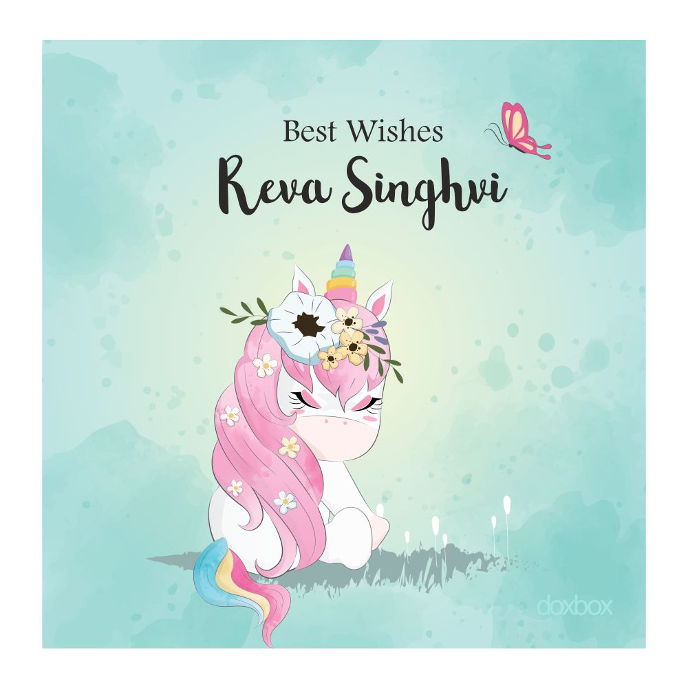 Customized Unicorn Gift Tags For Kids