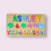 Personalised Wooden Name Puzzle- Shapes & Numbers