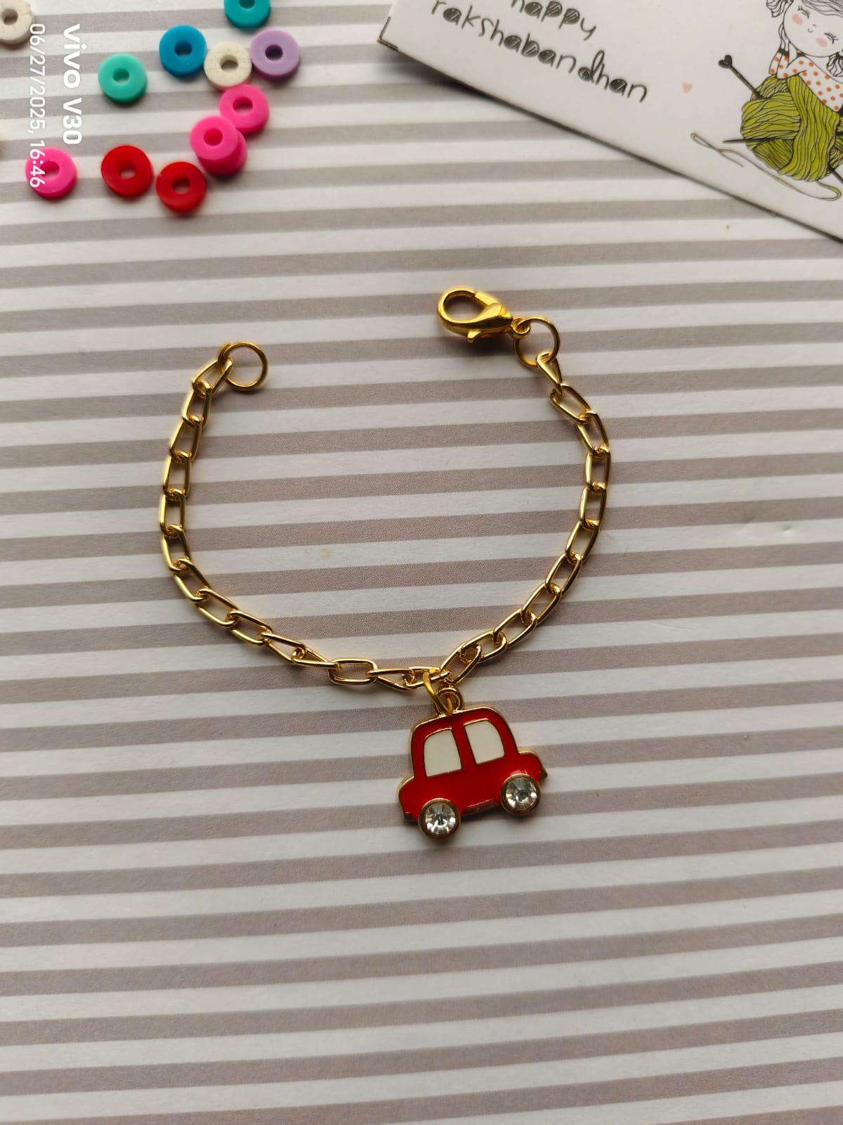 Chain Bracelet Rakhi - Car