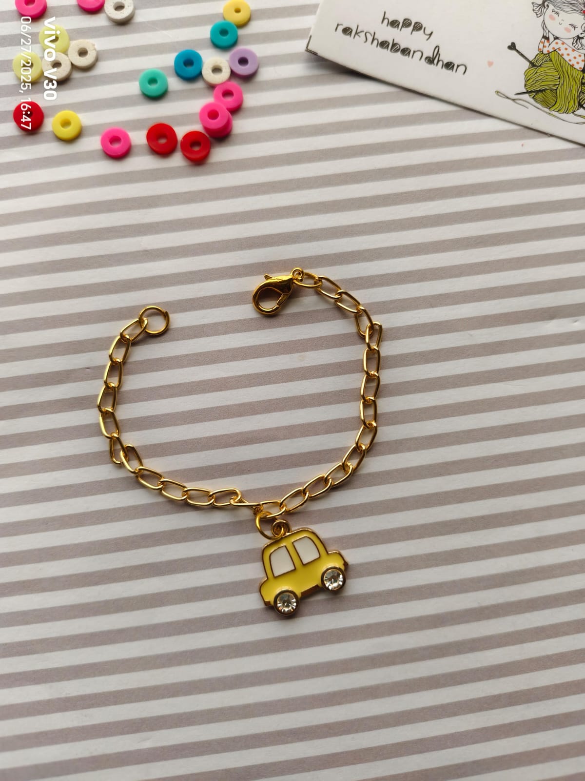 Chain Bracelet Rakhi - Car