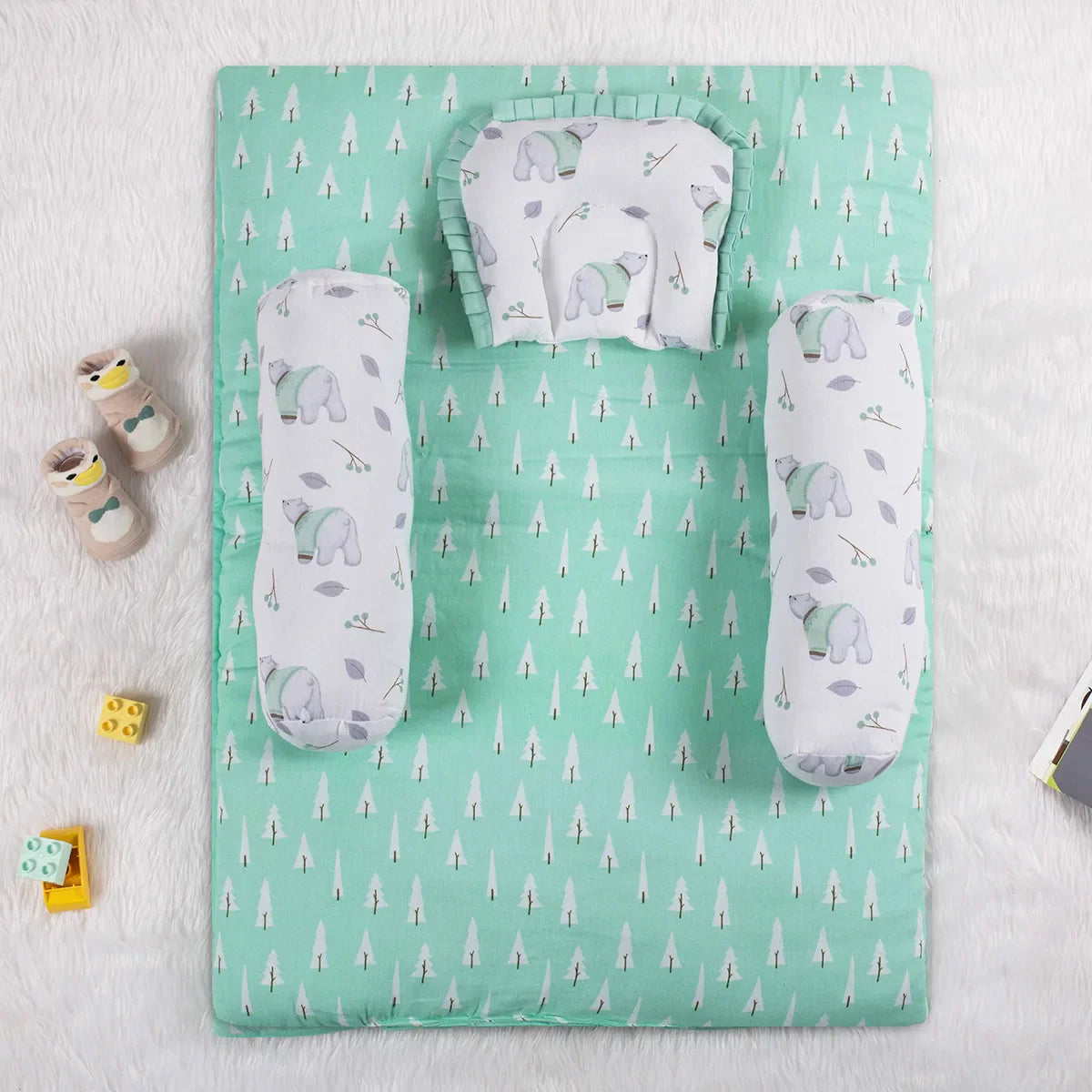 Flurry Newborn Baby Mattress Set-4