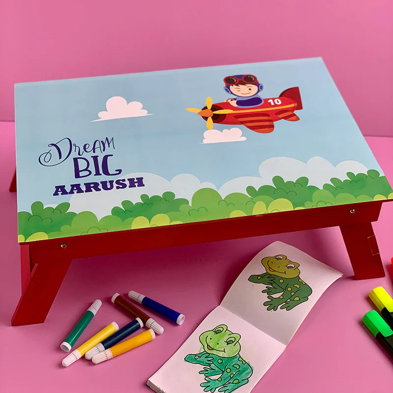 Folding Table - Aeroplane For Kids