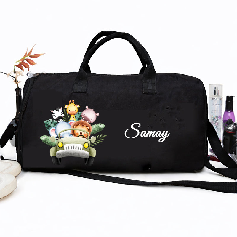 Animals Personalized Kids Duffel Bag