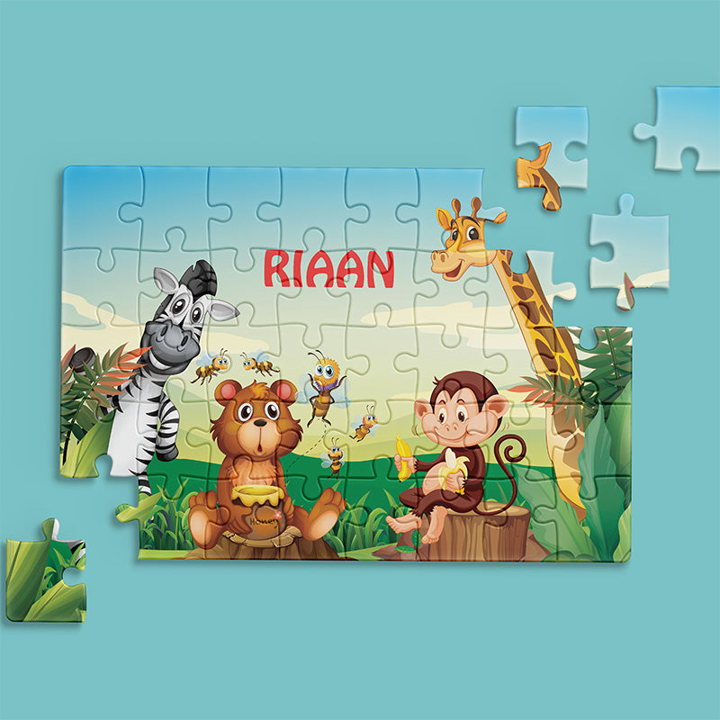 Customized Animal Kingdom Puzzle For Kids Activity