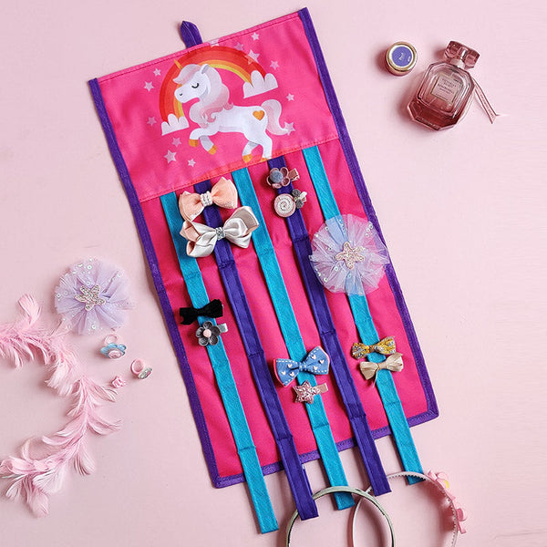 Unicorn Personalized Clip Organiser For Kids