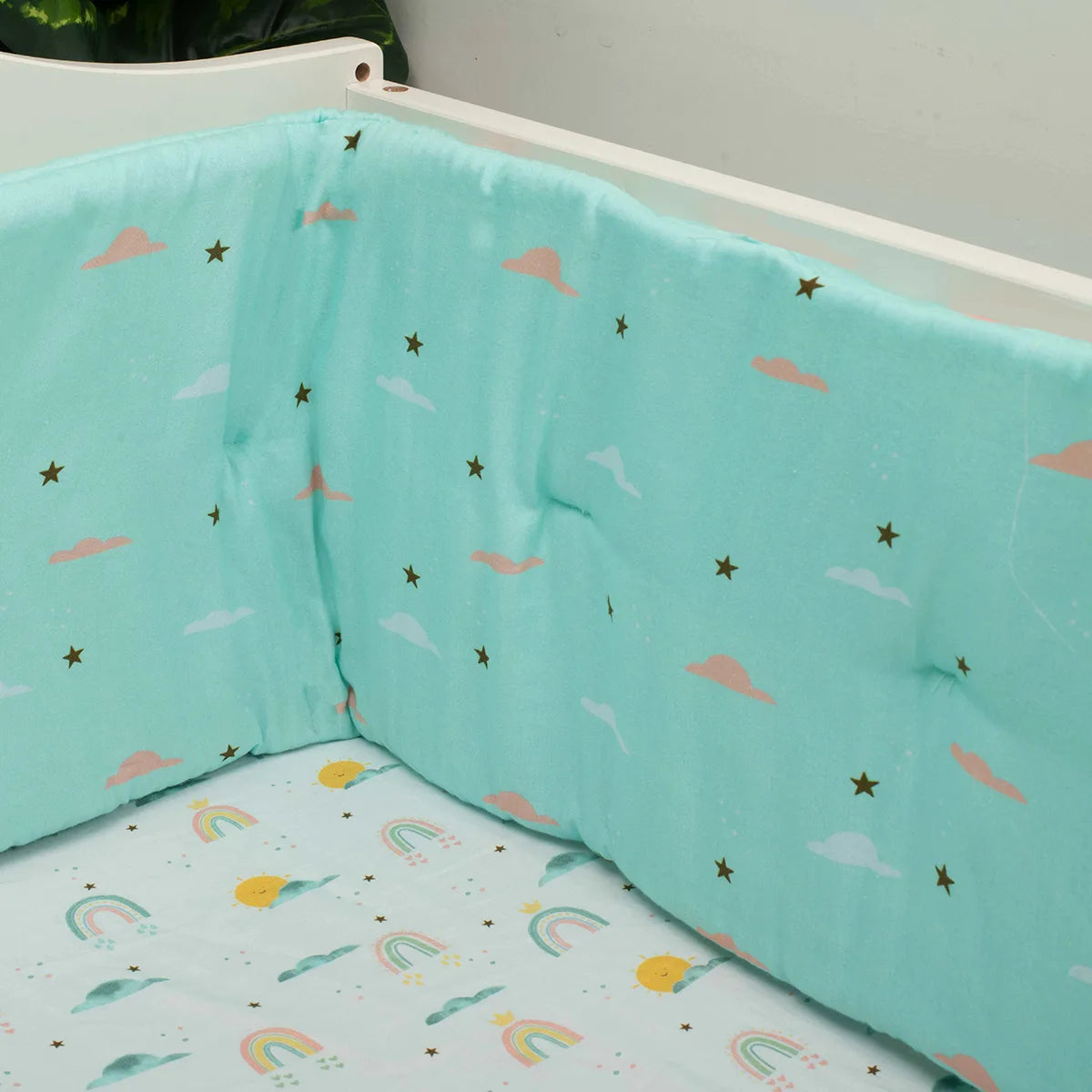 Sky Above Organic Cot Bumper/Pillow