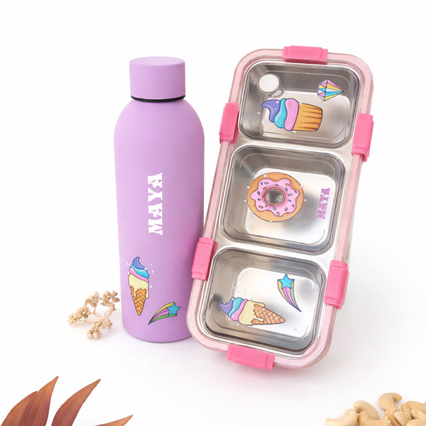 Cupcake Blue Kids Tiffin Box