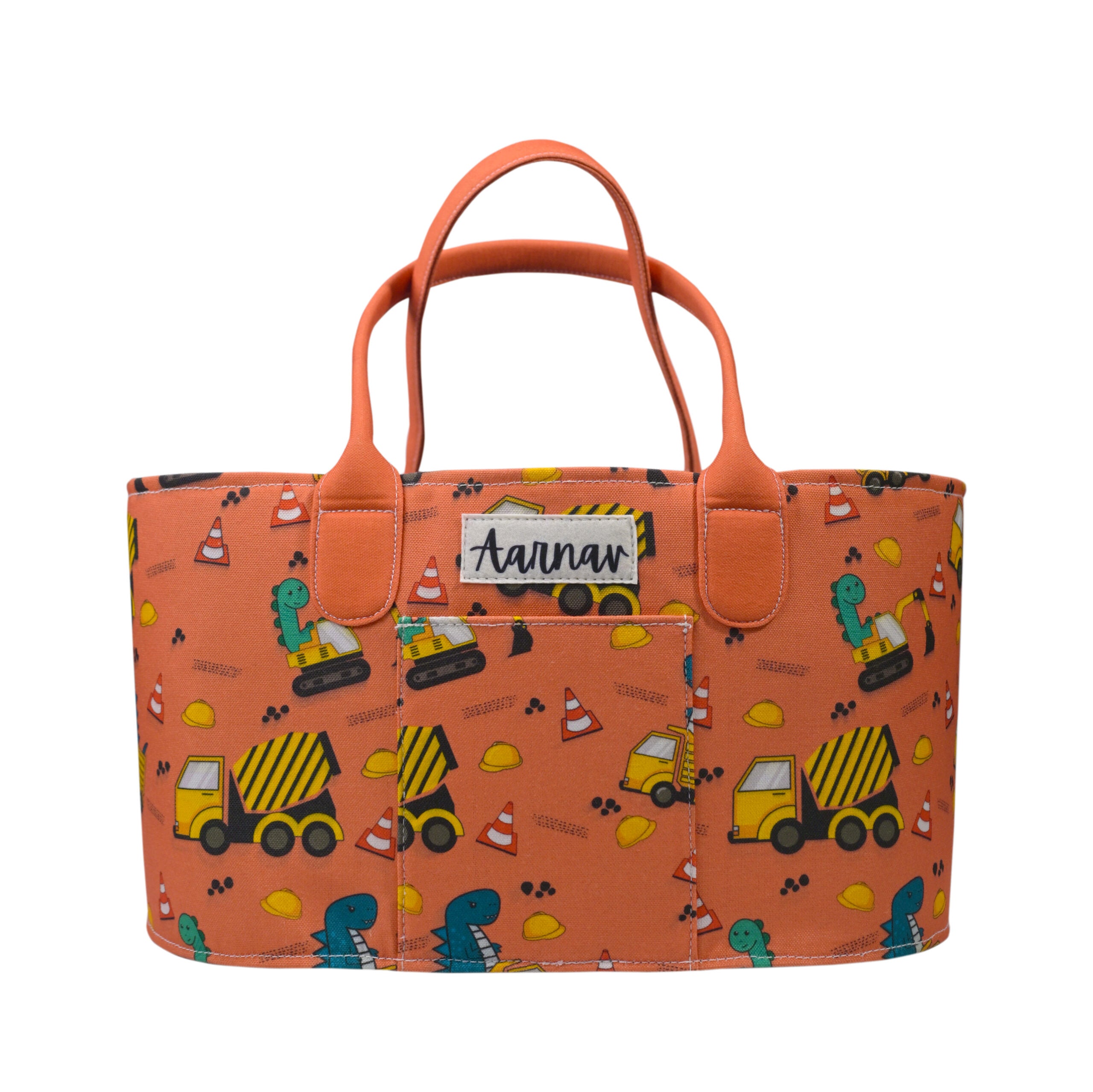 Oval Personalized Diaper Bag