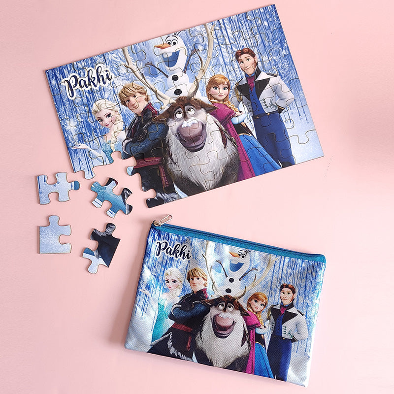 Customized Frozen Puzzle For Kids Play