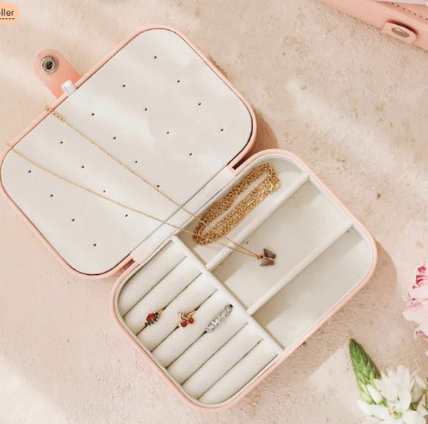 Inside view of jewellery box